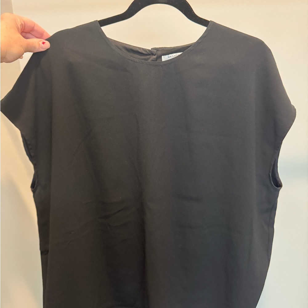 MM Lafleur Elegant Black Blouse